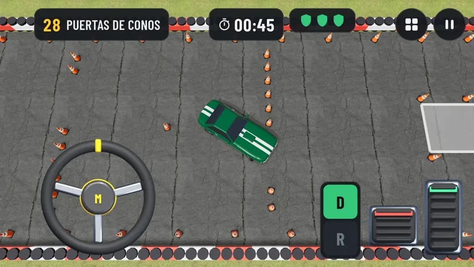 Gas Brake Park puertas de conos
