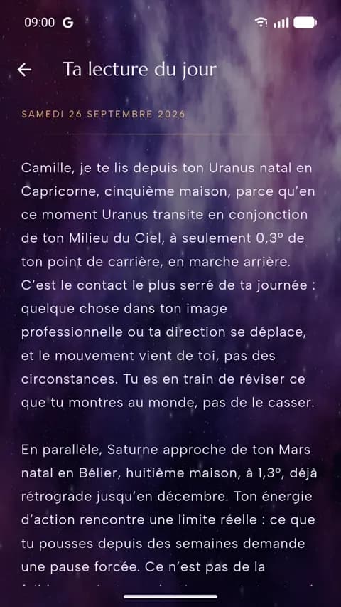 Lecture du jour de Spatyom